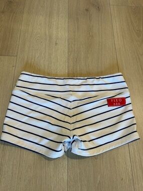 Original FLEO Navy Sailor Stripe Shorts - medium